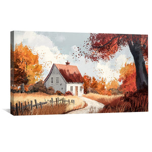 Harvest Home Canvas Art Clock Canvas