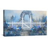 Haven in Bloom Canvas Art Clock Canvas