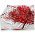 Hearts in the Wind Blanket Blanket 30 x 40in Clock Canvas