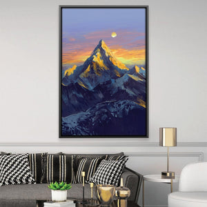 Heights of Solitude Canvas Art 12 x 18in / Canvas Clock Canvas