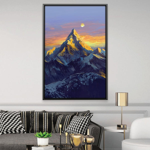 Heights of Solitude Canvas Art 12 x 18in / Canvas Clock Canvas