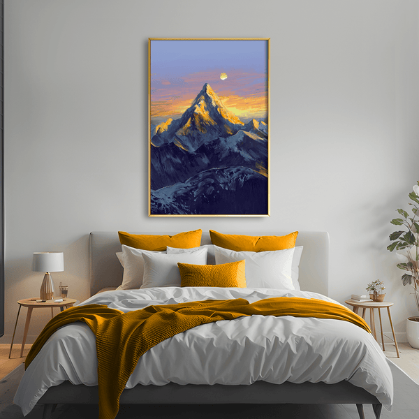 Heights of Solitude Canvas Art Clock Canvas