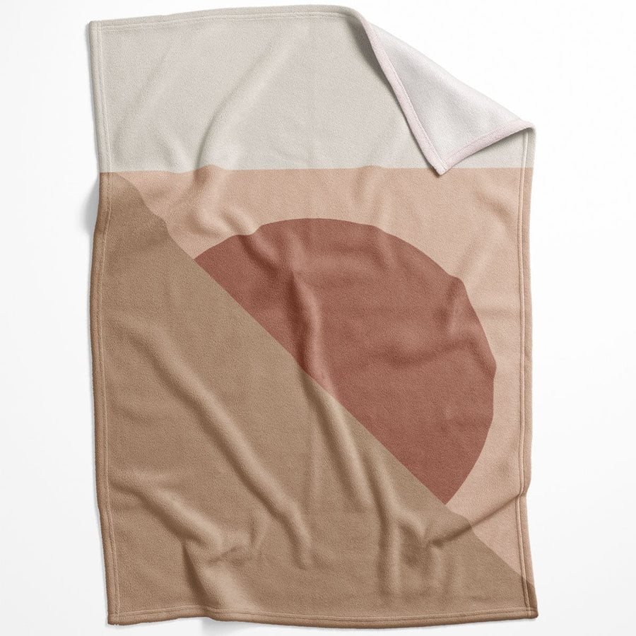 Hidden Shapes A Blanket Blanket 75 x 100cm Clock Canvas