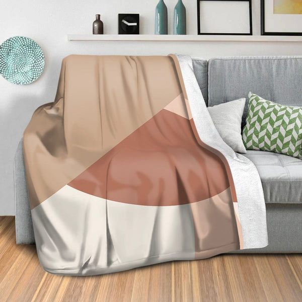 Hidden Shapes B Blanket Blanket Clock Canvas