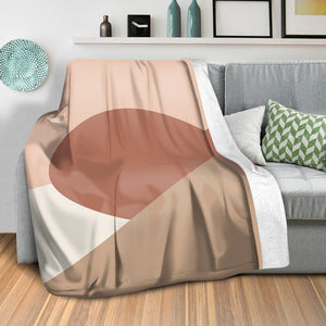 Hidden Shapes C Blanket Blanket Clock Canvas