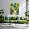 Hidden Stairway Bloom Canvas Art Clock Canvas