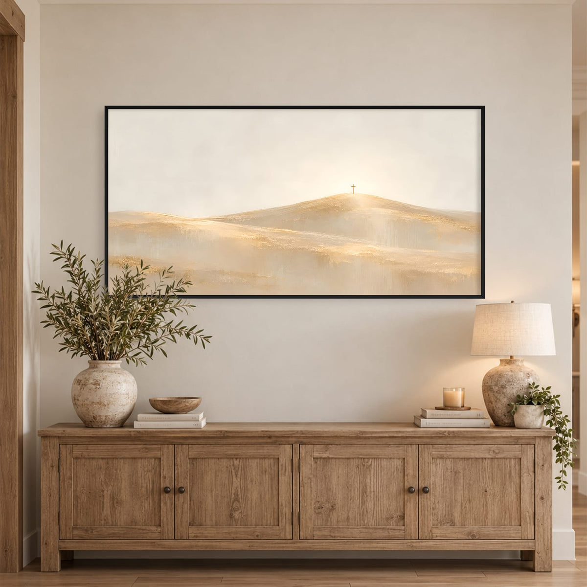 Hill of Grace Canvas Art Clock Canvas