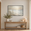 His Presence by the Sea Canvas Art Clock Canvas