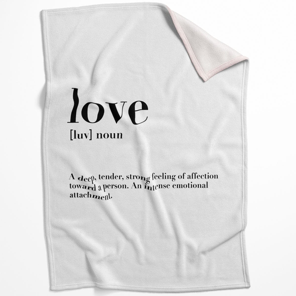 Home Family Love C Blanket Blanket 75 x 100cm Clock Canvas