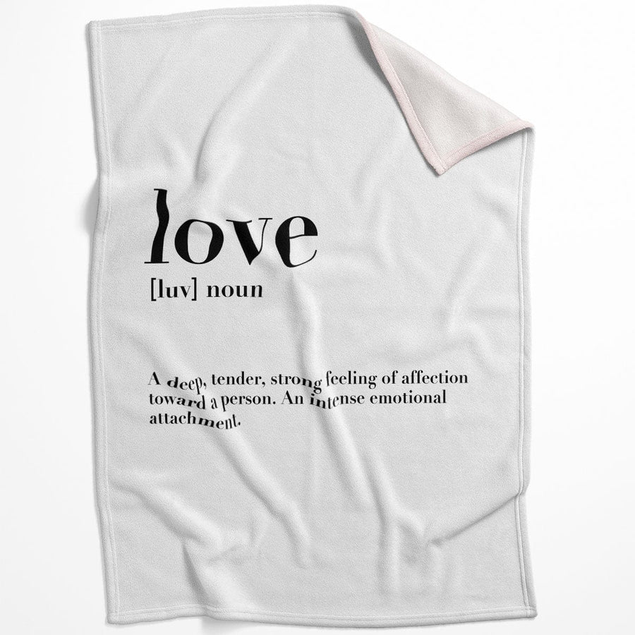 Home Family Love C Blanket Blanket 75 x 100cm Clock Canvas