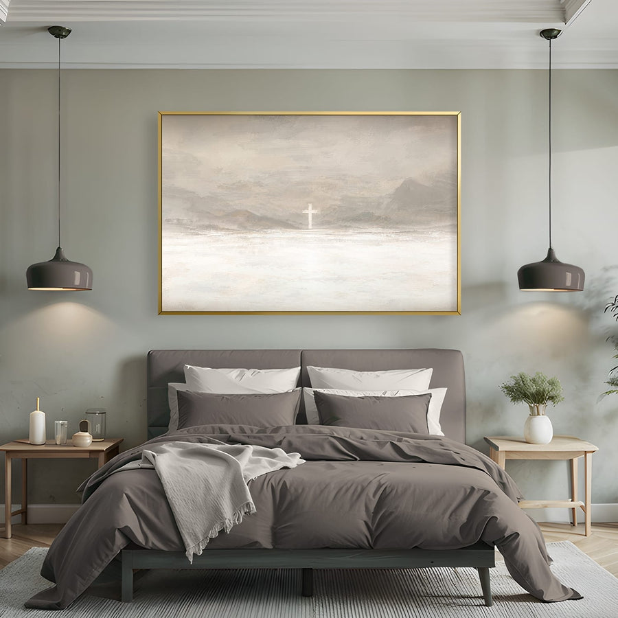 Hope on the Horizon Canvas Art Clock Canvas
