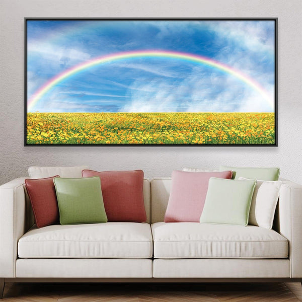 Hope Over Petals Canvas Art 20 x 10in / Canvas Clock Canvas