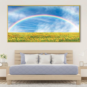 Hope Over Petals Canvas Art Clock Canvas