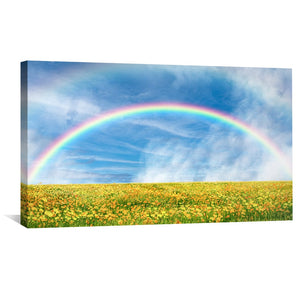 Hope Over Petals Canvas Art Clock Canvas