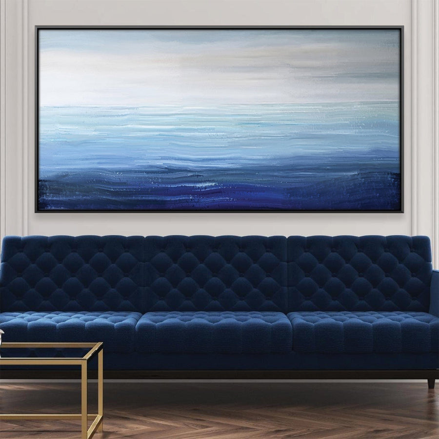 Horizon Layers Canvas Art Clock Canvas