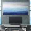 Horizon Layers Canvas Art Clock Canvas