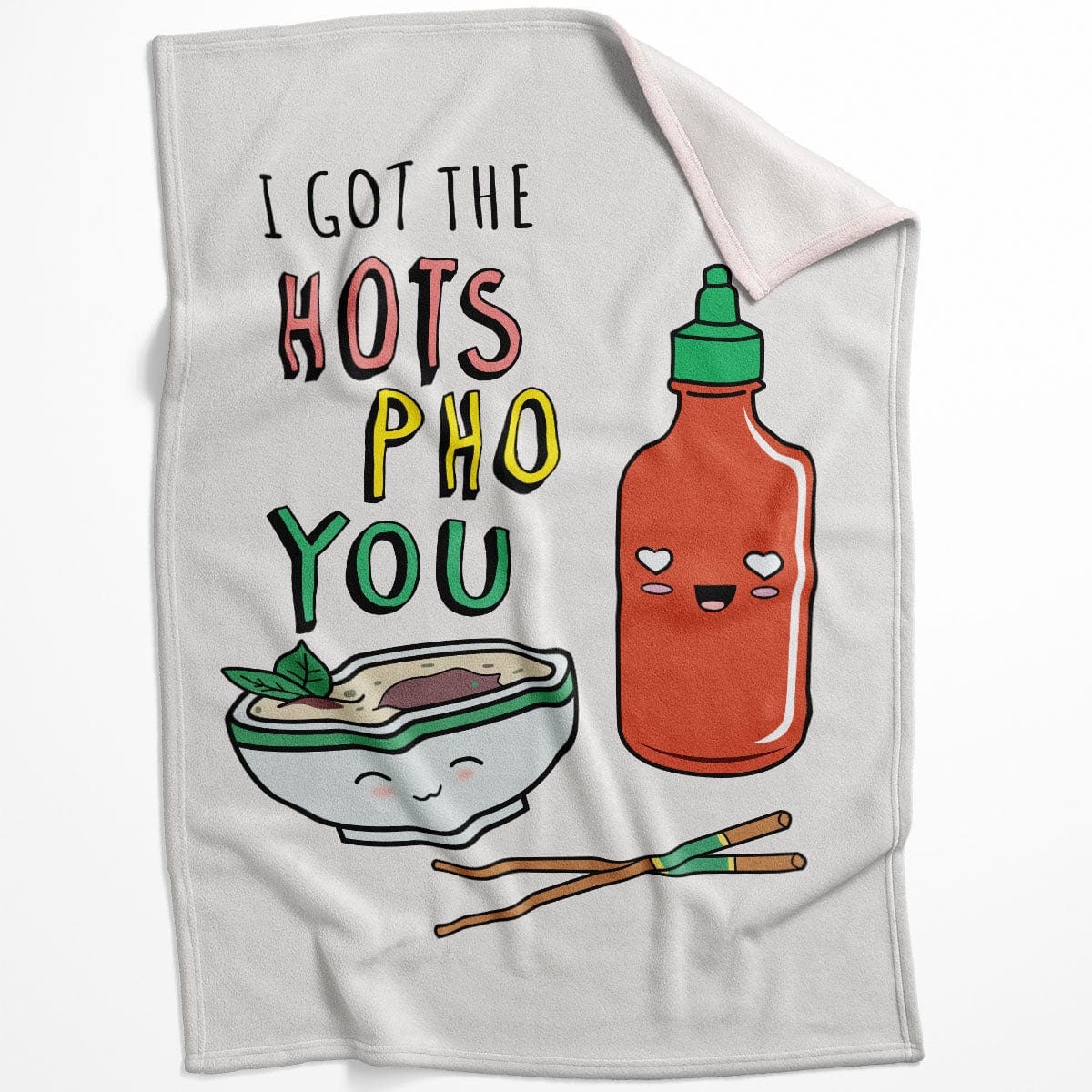 Hot Pho You Blanket Blanket 75 x 100cm Clock Canvas