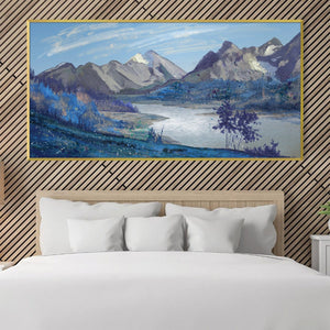 Hushed Highlands Canvas Art Clock Canvas