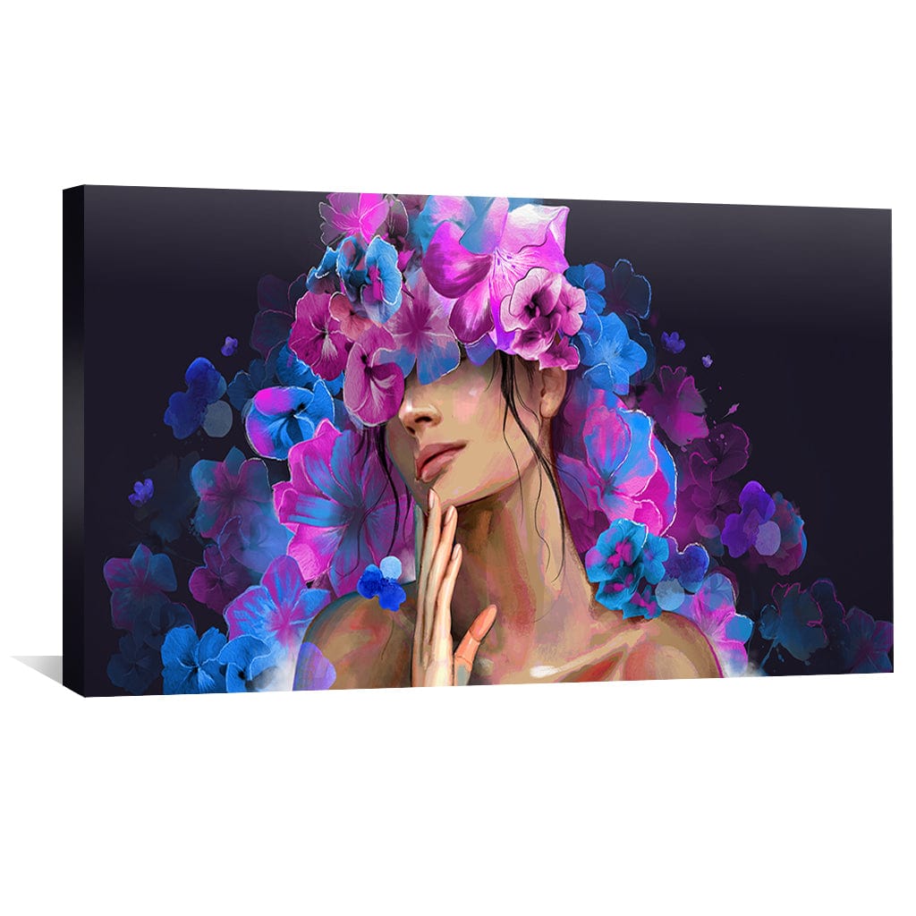 Hydrangea Dream Canvas Art Clock Canvas