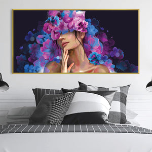 Hydrangea Dream Canvas Art Clock Canvas