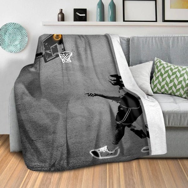 Iconic Curry Blanket Blanket Clock Canvas