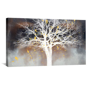 Illuminated Branches Canvas Art Clock Canvas