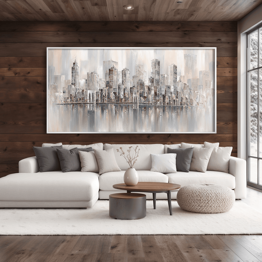 Illusions, New York Skyline Canvas Art Clock Canvas