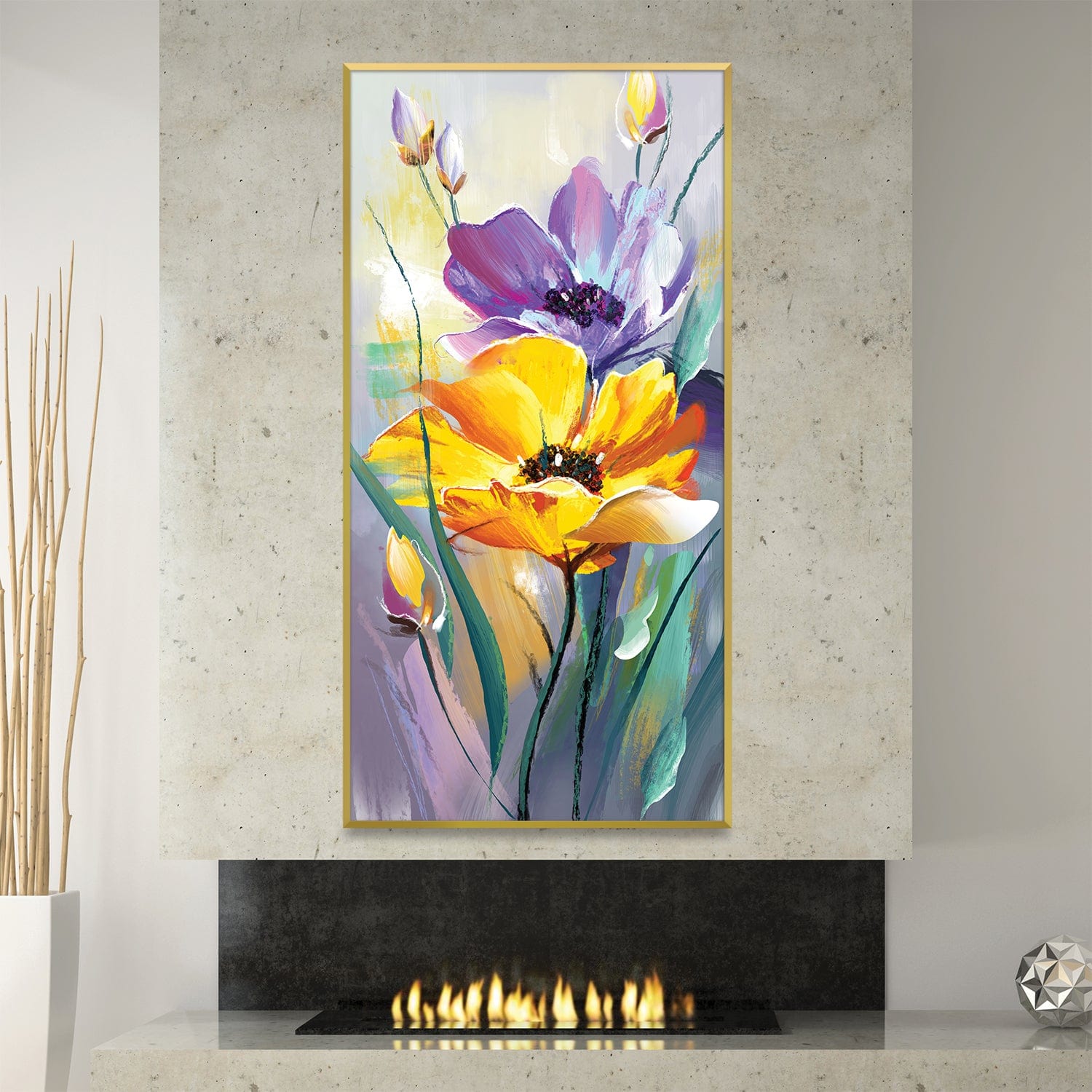Impressions of Spring Canvas Art Clock Canvas