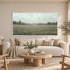 In Green Pastures Canvas Art 20 x 10in / Canvas Clock Canvas