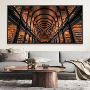 Infinite Archive Canvas Art 20 x 10in / Canvas Clock Canvas