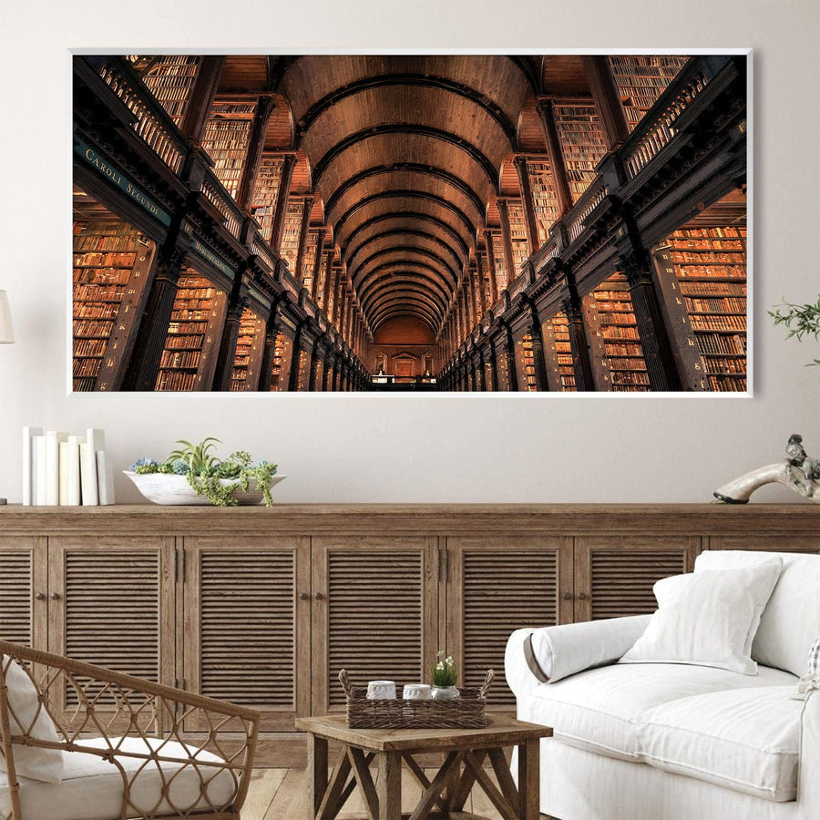 Infinite Archive Canvas Art Clock Canvas