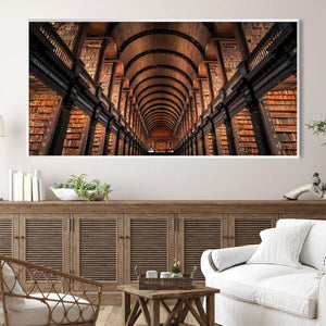 Infinite Archive Canvas Art Clock Canvas