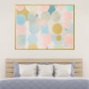 Infinite Dotscape Canvas Art Clock Canvas