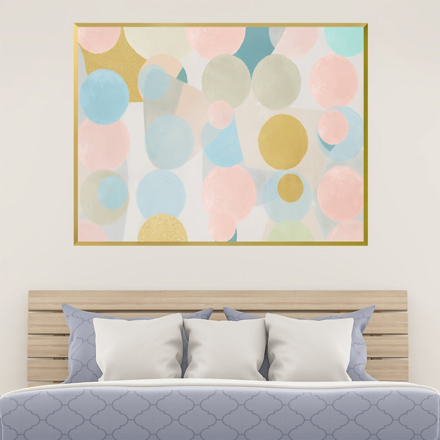 Infinite Dotscape Canvas Art Clock Canvas
