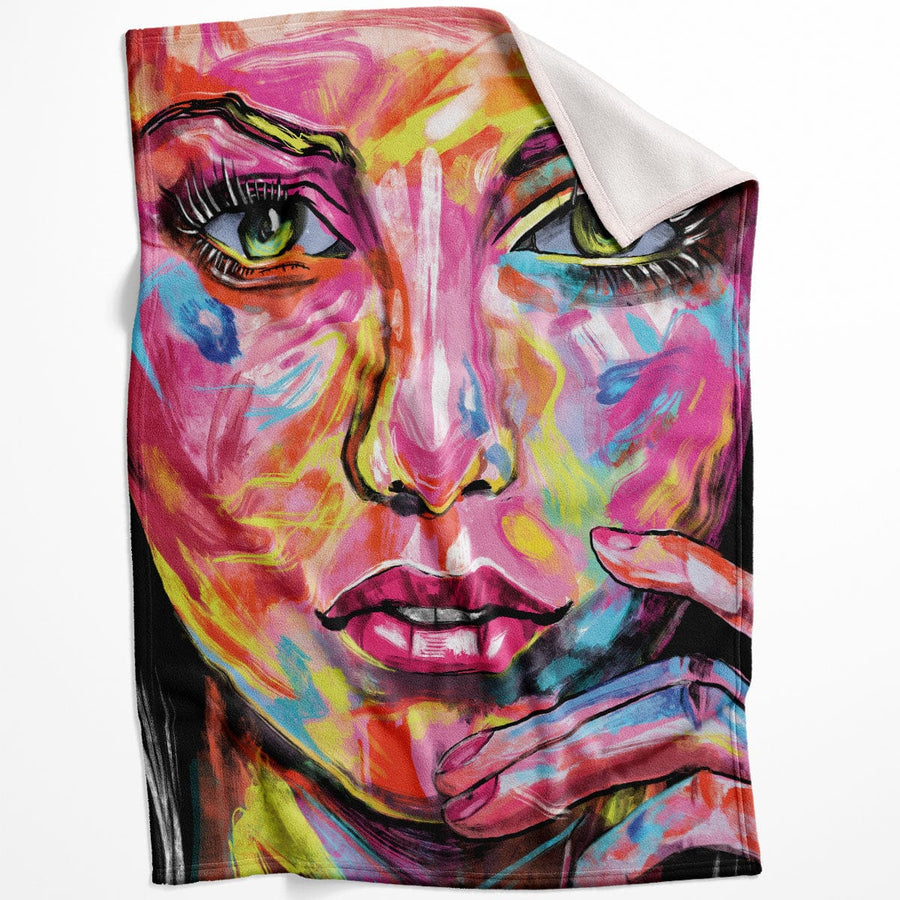 Innocence Blanket Blanket 75 x 100cm Clock Canvas