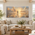 Into the Father’s Light Canvas Art 20 x 10in / Canvas Clock Canvas
