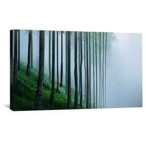 Into the Mist Canvas Art Clock Canvas