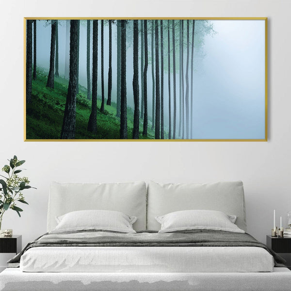 Into the Mist Canvas Art Clock Canvas