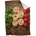 Italy Cuisine Blanket Blanket Clock Canvas