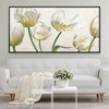 Ivory Garden Canvas Art Clock Canvas
