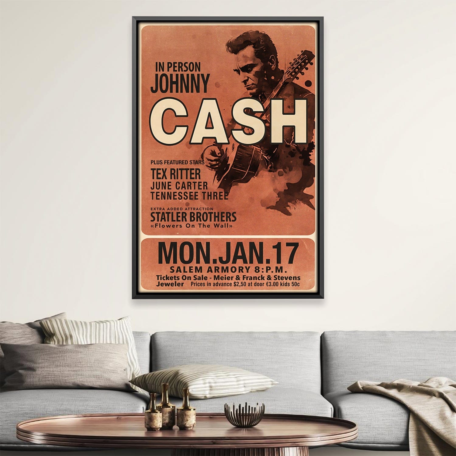 Johnny Cash Canvas product thumbnail