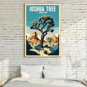 Joshua Tree National Park Canvas Art Clock Canvas