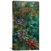 Jungle Flowers Canvas Art Clock Canvas