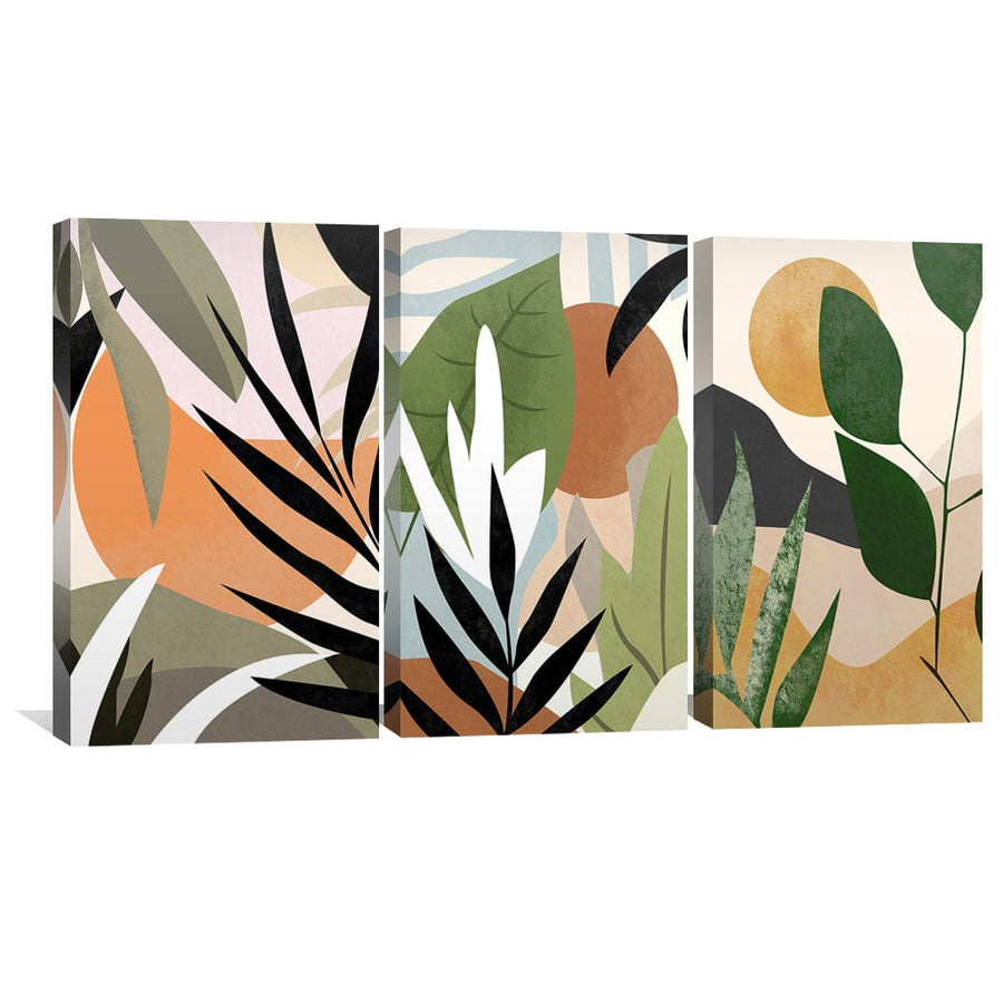 Jungle Hues Canvas Art Clock Canvas