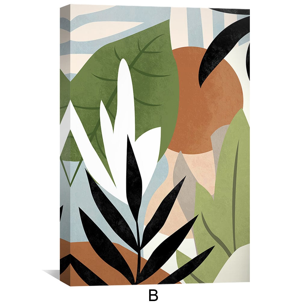 Jungle Hues Canvas Art Clock Canvas