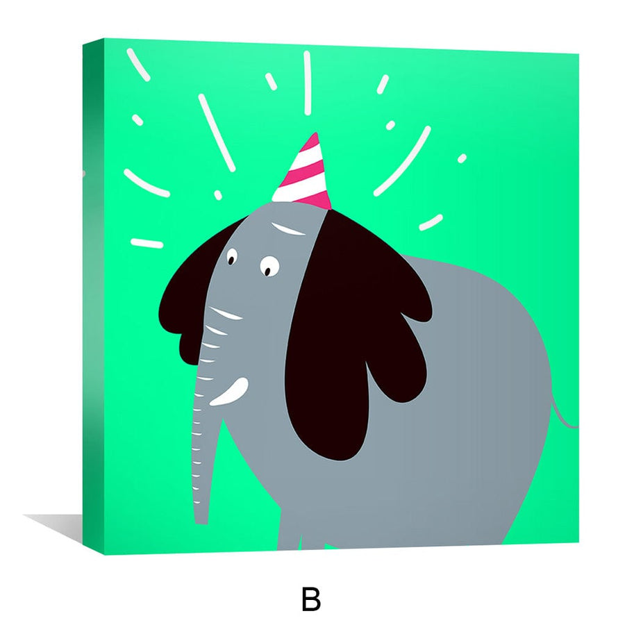 Jungle Jubilee Canvas Art Clock Canvas