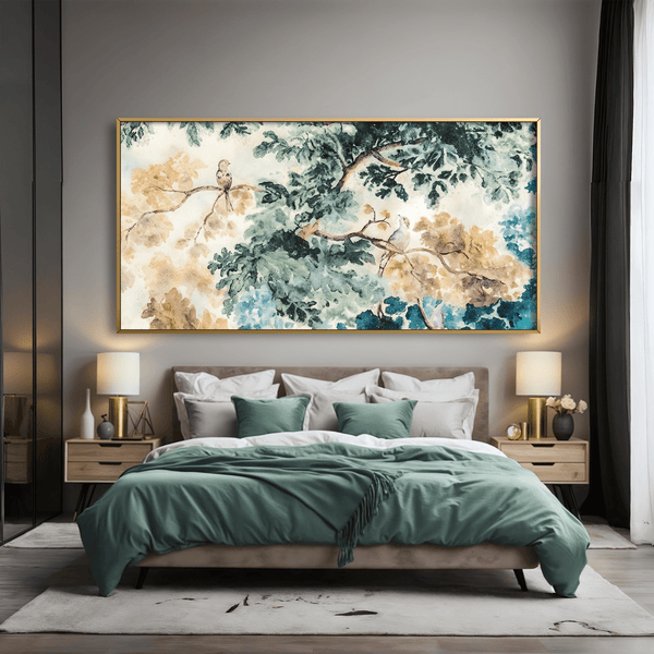 Jungle Mosaic Canvas Art Clock Canvas