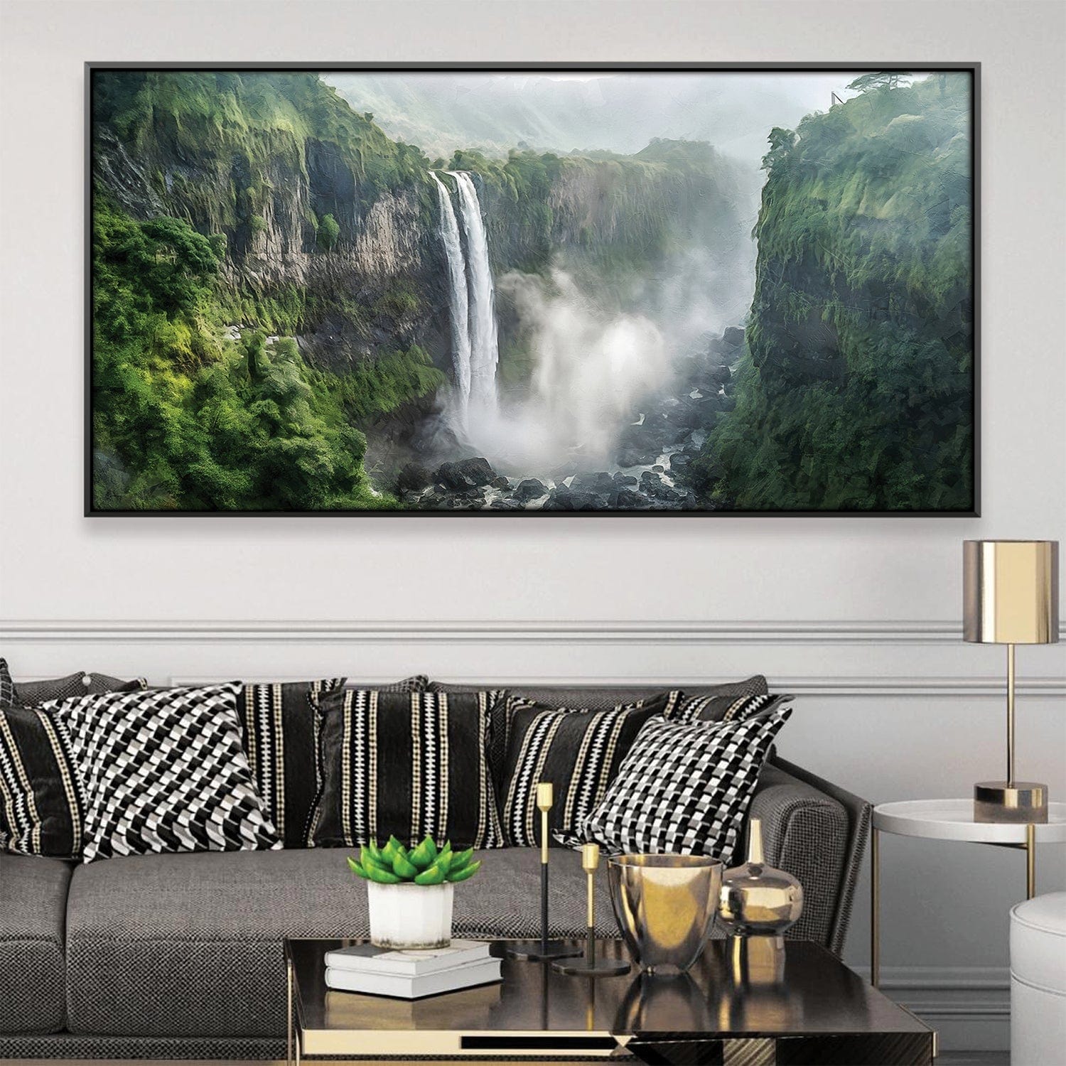 Jungle Waterfalls Canvas product thumbnail