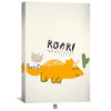 Jurassic Joy 1 Canvas Art B / 12 x 18in / Canvas Clock Canvas