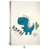 Jurassic Joy 1 Canvas Art C / 12 x 18in / Canvas Clock Canvas